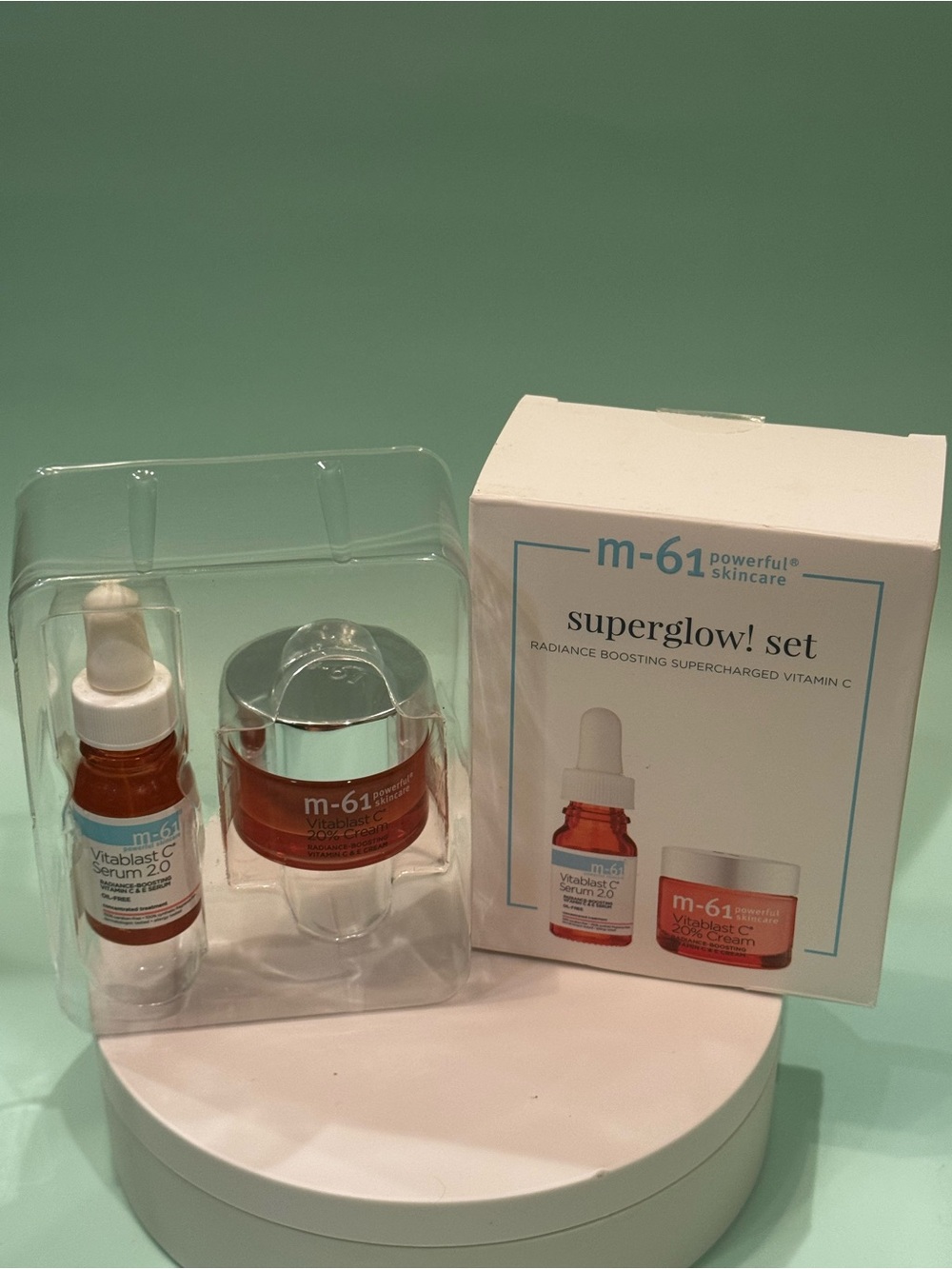 m-61 Superglow! Set - Vitamin C Radiance Boosting Skincare